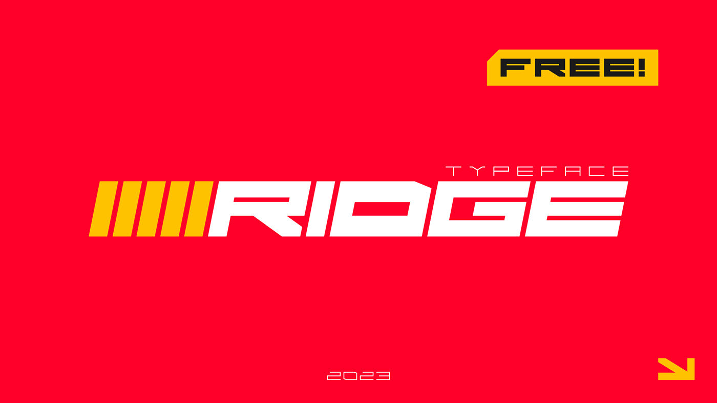 Ridge Typeface